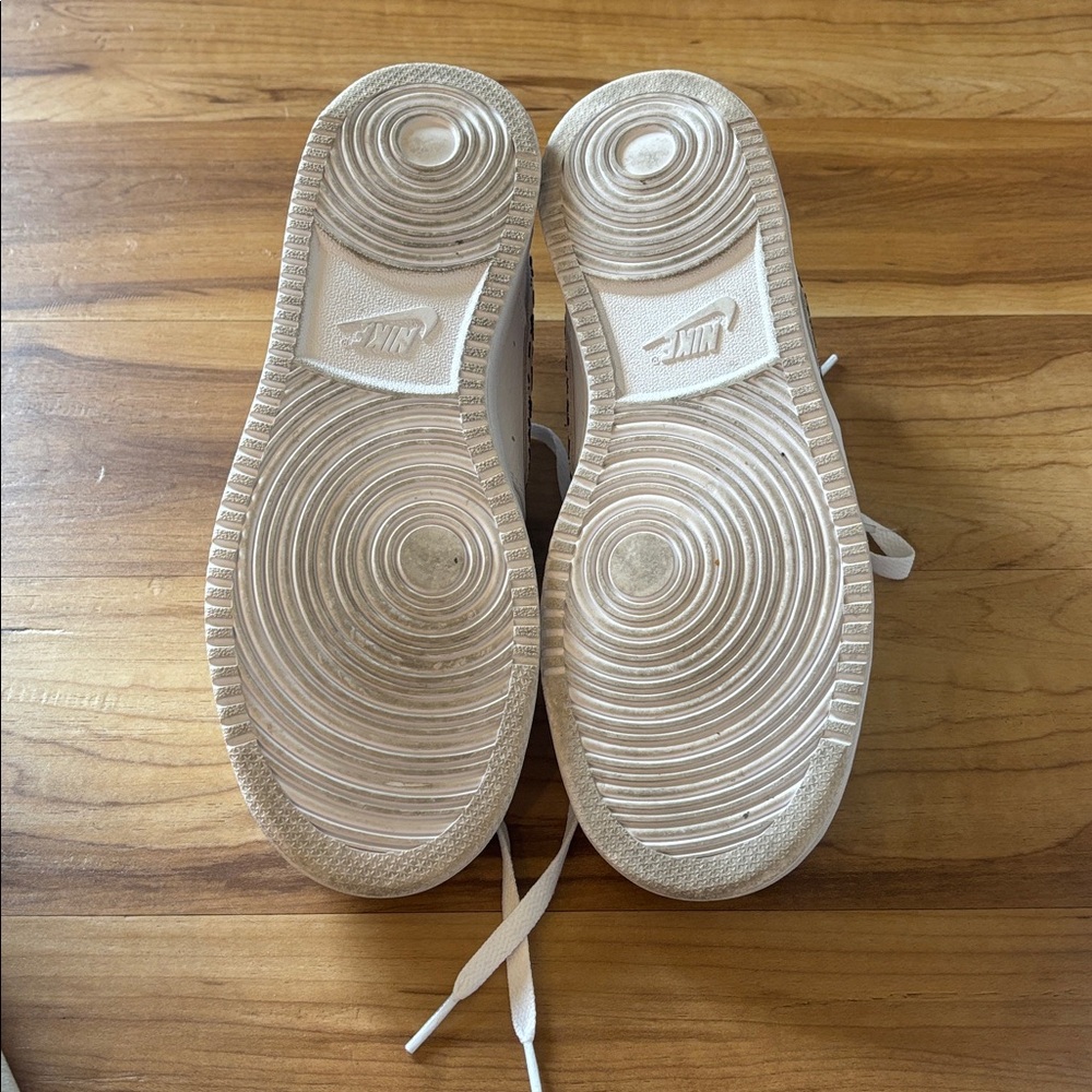 Nike Women’s White Sneakers with Leopard Accent - Picture 9 of 9